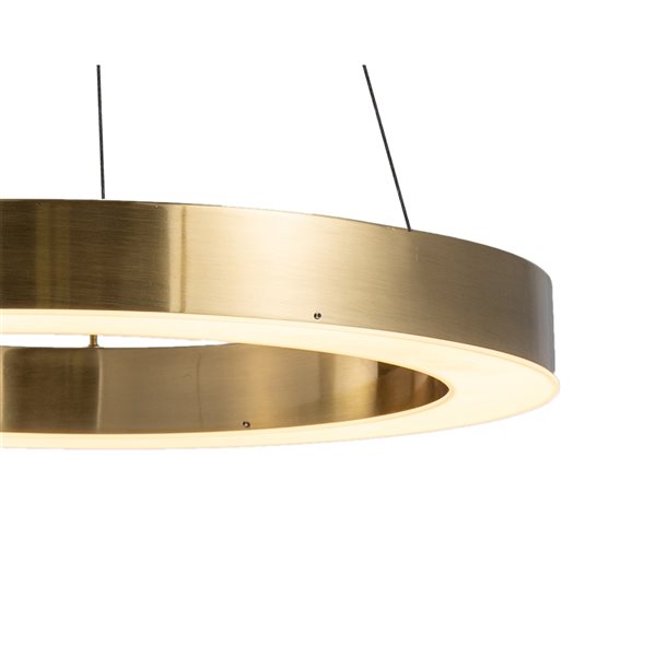 Design Living 1-light Gold Modern/contemporary Chandelier