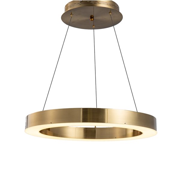 Design Living 1-light Gold Modern/contemporary Chandelier