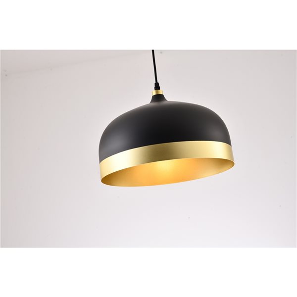 Design Living Black Modern/contemporary Geometric Incandescent Medium Pendant Light