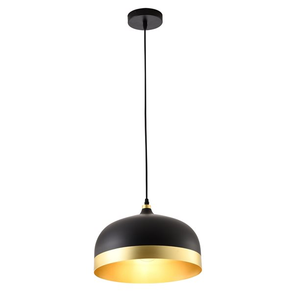 Design Living Black Modern/contemporary Geometric Incandescent Medium Pendant Light