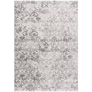 Rug Branch Oasis 4 X 6 Cream Rectangular Indoor Damask
