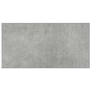 Smart Tiles Blok Grey  22.56in x 11.58in  2PK  Peel and Stick Backsplash