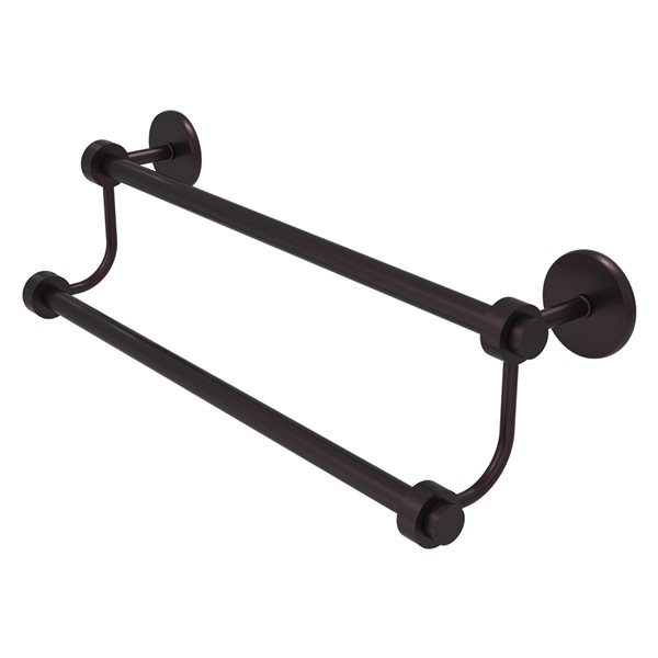 Allied Brass Satellite Orbit Two 36-in Double Wall Mount Double Towel Bar (Antique Bronze)