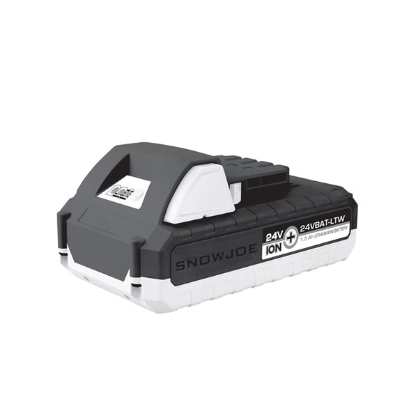 Batterie pour équipement rechargeable et sans fil au lithium-ion par Snow Joe de 24 V, 1,3 Ah