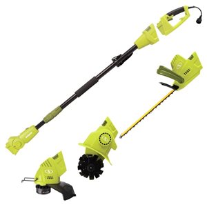 Sun Joe 4.5 A 19-in Corded Electric Lawn System with accessories