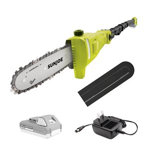 Sun Joe 1-Battery 24 V Lithium-Ion 8-in Electric Telescoping Cordless Pole Chainsaw