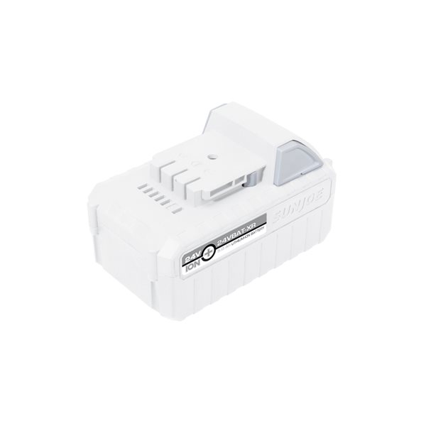 Batterie pour équipement rechargeable et sans fil aux ions lithium par Snow Joe de 24 V, 5,0 Ah