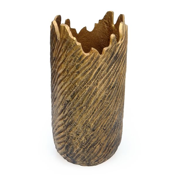 Gild Design House Leela Metal Table Gold Vase