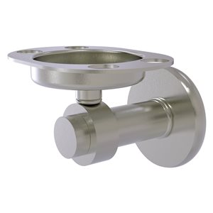 Allied Brass Mercury Satin Nickel Brass Tumbler and Toothbrush Holder