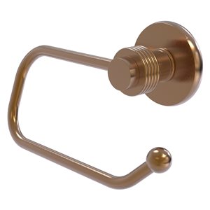 Allied Brass Mercury Wall Mount Single Post Brushed Bronze Toilet Paper Holder