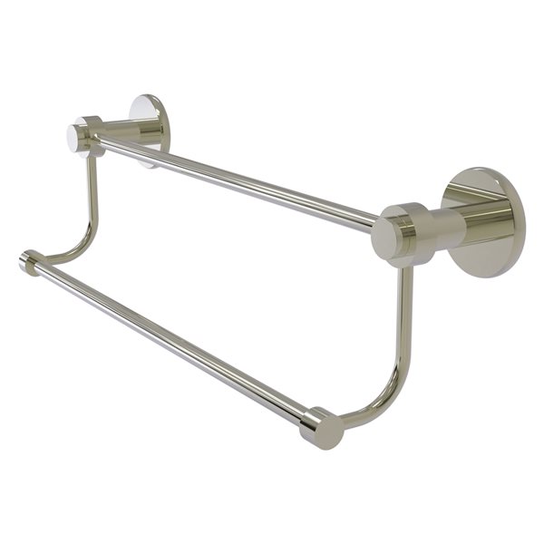 Allied Brass Mercury 30-in Polished Nickel Wall Mount Double Towel Bar