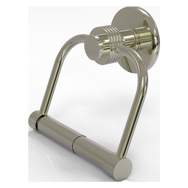 Allied Brass Mercury Wall Mount Double Post Polished Nickel Toilet Paper Holder