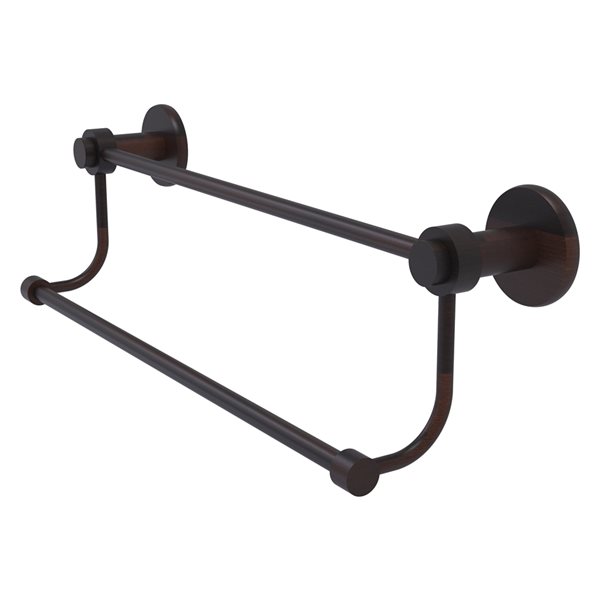 Allied Brass Mercury 36-in Venetian Bronze Wall Mount Double Towel Bar