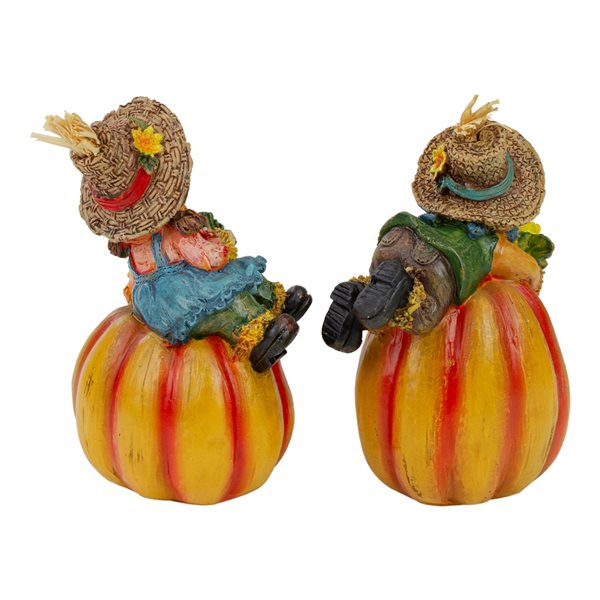 Northlight Resin Pumpkin Figurine - 2-Piece