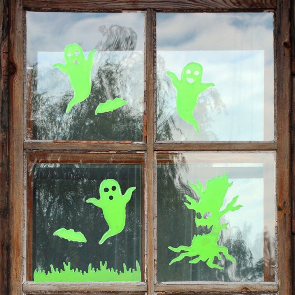 Northlight Glow in the Dark Halloween Window Cling