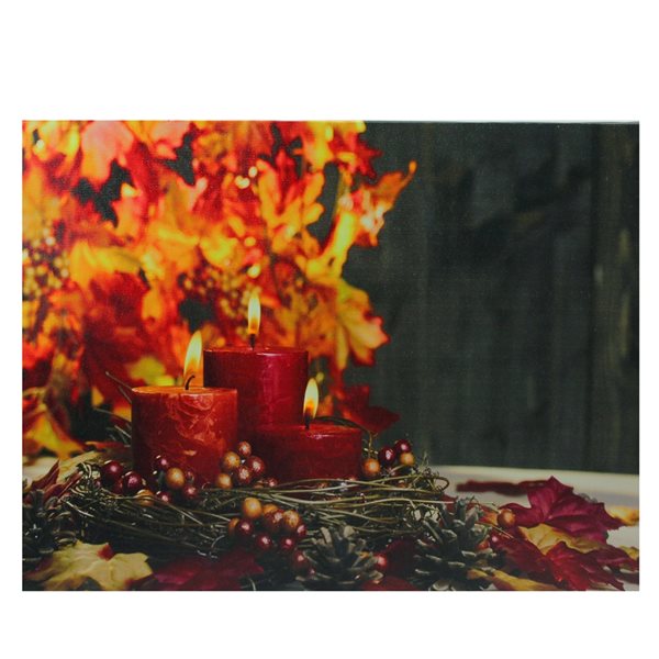 Northlight LED Lighted Candles Wall Art 32275391 RONA