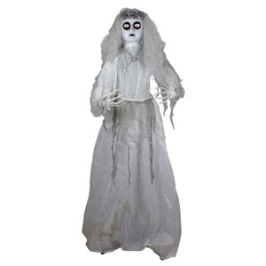Northlight 6-ft Lighted and Animated Ghost Bride Halloween Decoration
