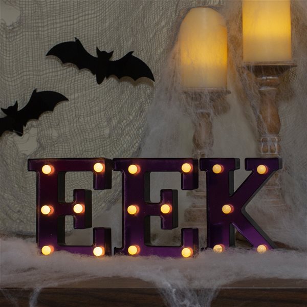 Northlight LED EEK Halloween Sign