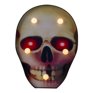 Northlight LED Skull Decoration