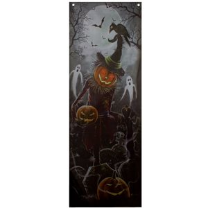 Northlight Jack-O'-Lantern Door Banner