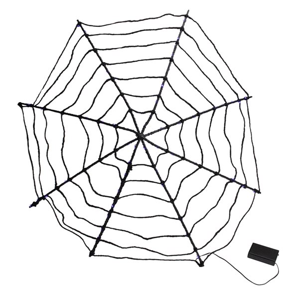 Northlight Spider Web Decoration with Lights