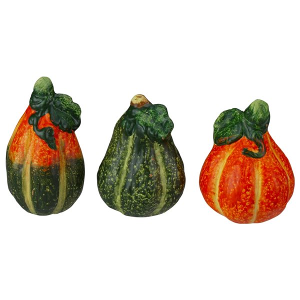 Northlight Ceramic Pumpkin Ornament - Set of 6