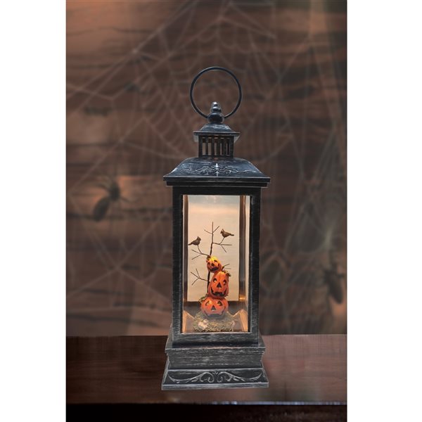 Northlight LED Halloween Lantern with Stacked Pumpkins