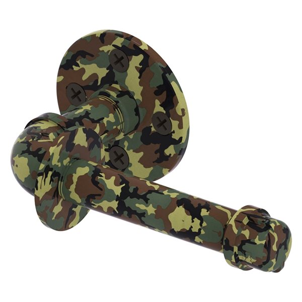 Allied Brass Camo Military Camo Wall-Mounted Single Post Toilet Paper Holder