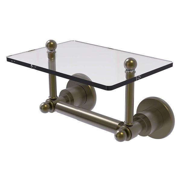 Allied Brass Astor Place Antique Brass Wall Mount Double Post Toilet Paper Holder
