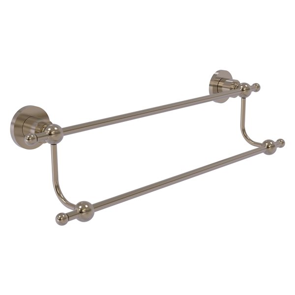 Allied Brass Astor Place 30-in Antique Pewter Wall Mount Double Towel Bar