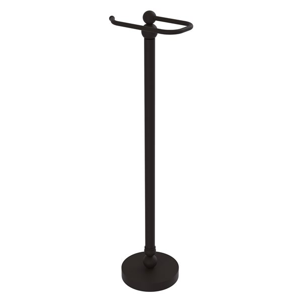 Allied Brass Bolero Oil Rubbed Bronze Freestanding Single Post Toilet Paper Holder
