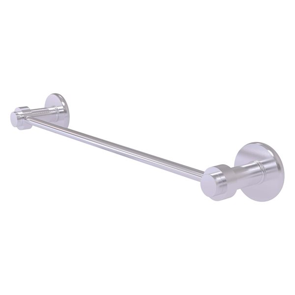 Allied Brass Mercury 30-in Wall Mount Single Towel Bar with Satin Chrome Finish
