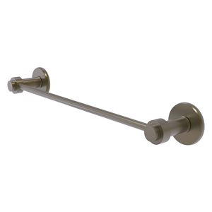 Allied Brass Mercury 36-in Wall Mount Single Towel Bar with Antique Brass Finish