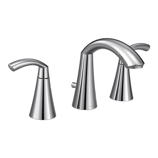 MOEN Glyde Chrome 2-Handle Widespread Bathroom Sink Faucet