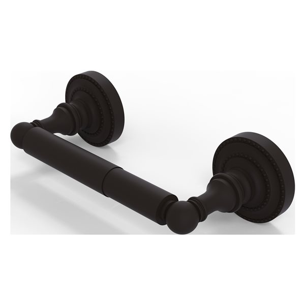 Allied Brass Dottingham Oil-Rubbed Bronze Double Post Wall Mount Toilet Paper Holder