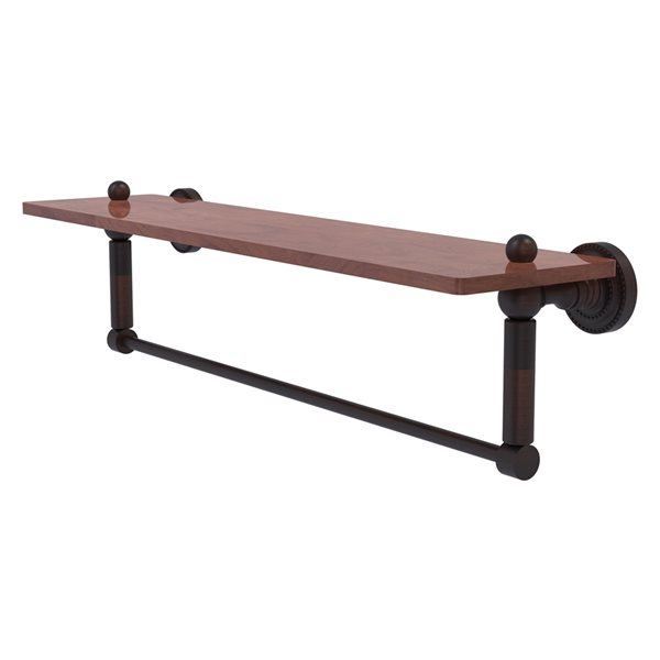 Allied Brass Dottingham Venetian Bronze 22-in Wood Wall Mount Bathroom 