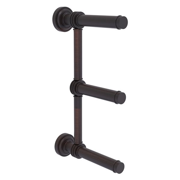 Allied Brass Dottingham Venetian Bronze Wall Mount Double Post 3-Roll Toilet Paper Holder