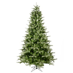 Vickerman 9-ft Leg Base King Spruce Full Right Side Up Green Artificial Christmas Tree