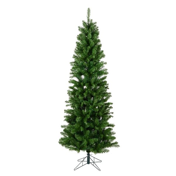 Vickerman 8.5-ft Leg Base Salem Pine Slim Right Side Up Green ...