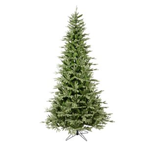 Vickerman 6.5-ft Leg Base Balsam Fir Full Right Side Up Green Artificial Christmas Tree