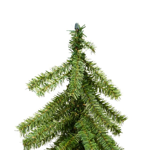 Vickerman 6-ft Pine Leg Base Alpine Full Right Side Up Green Artificial Christmas Tree - Set of 3