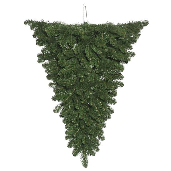 Vickerman 4-ft Leg Base Oregon Fir Full Upside Down Green Artificial Christmas Tree
