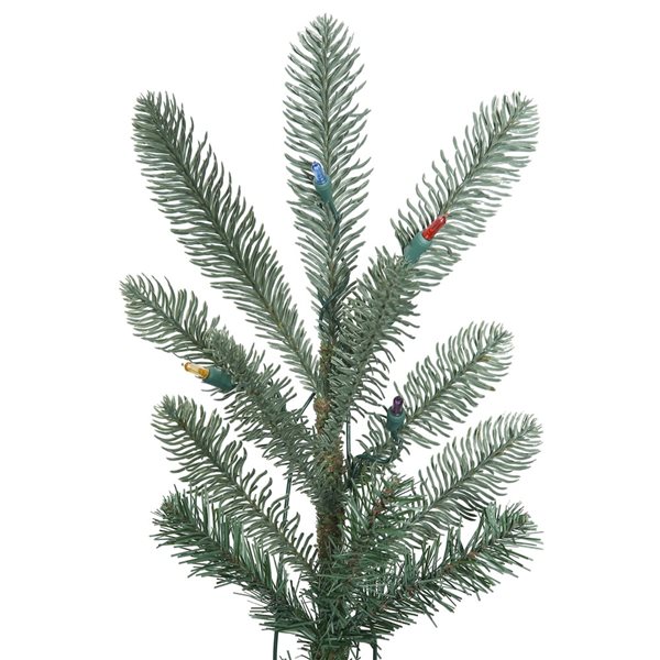 Vickerman 6-ft Leg Base Alberta Blue Spruce Full Right Side Up Green Artificial Christmas Tree