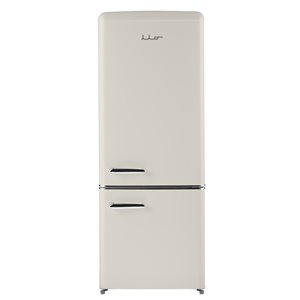 Réfrigérateur à congélateur inférieur de 7 pi³ beige crème par iio résistant aux traces de doigts