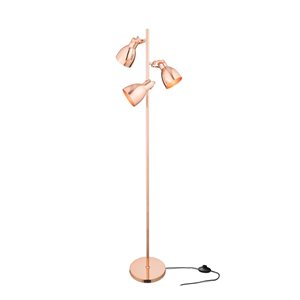 Fine Art Lighting 61.6-in Rose Gold Tree Track Floor Lamp