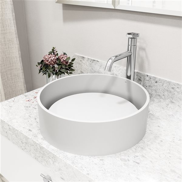 VIGO Ruxton Chrome 1-Handle Vessel WaterSense Labelled Bathroom Sink Faucet