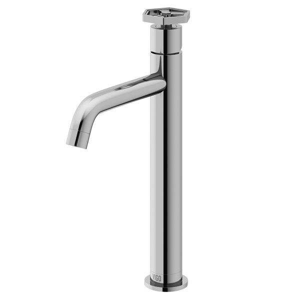 VIGO Ruxton Chrome 1-Handle Vessel WaterSense Labelled Bathroom Sink Faucet