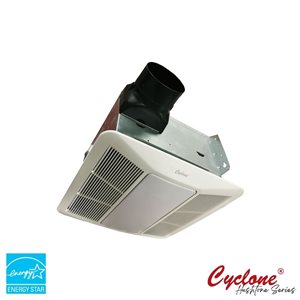 Cyclone HushTone 1.1-Sone 150 CFM Off-White Bathroom Fan - Energy Star Certified