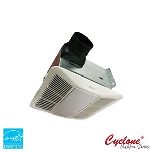 Cyclone HushTone 0.5-Sone 80 CFM Off-White Bathroom Fan - Energy Star Certified