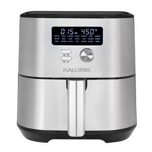 Friteuse à air chaud MAXX par Kalorik en acier inoxydable de 6,62 L (1,46 gal)